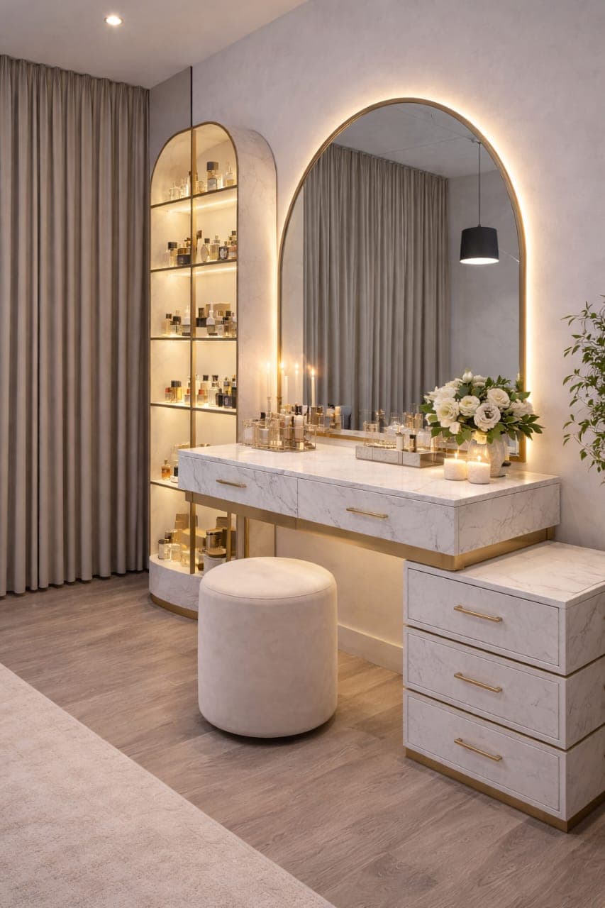 Luxury Vanity Table view 2