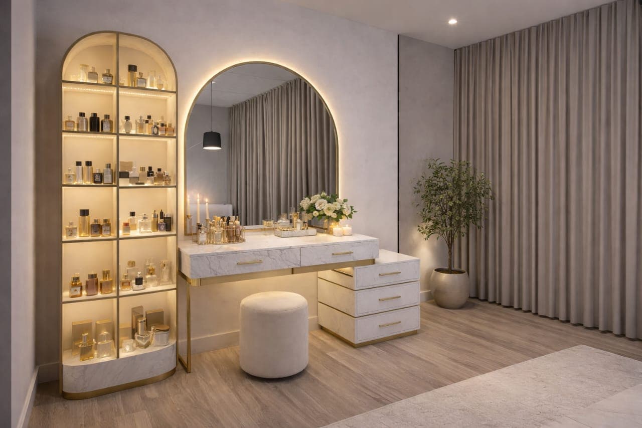 Luxury Vanity Table view 4